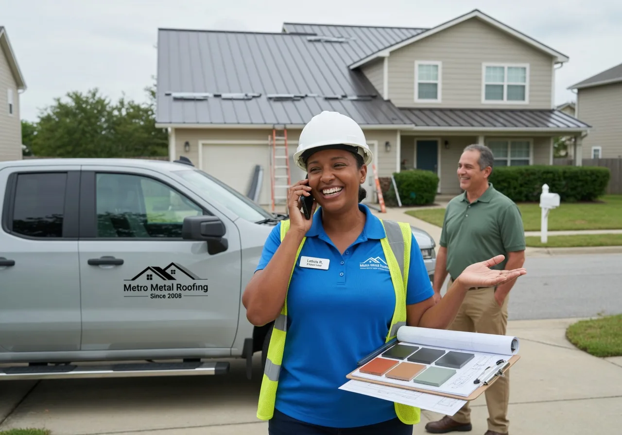 Storm Damage Metal Roof Repair in Pelkie, MI
